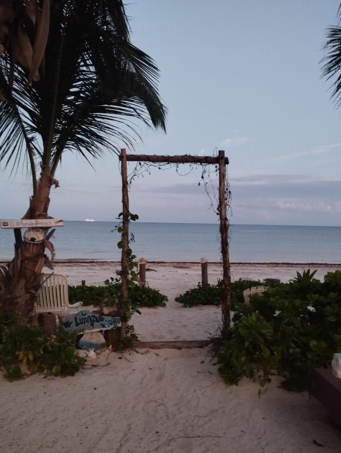 Lunazul Eco-Cabana Frente Al Mar Махауаль Экстерьер фото