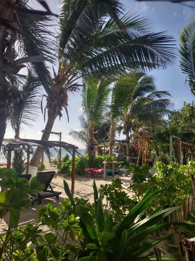 Lunazul Eco-Cabana Frente Al Mar Махауаль Экстерьер фото