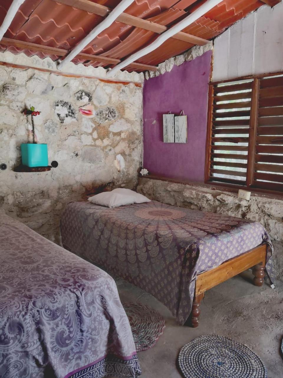 Lunazul Eco-Cabana Frente Al Mar Махауаль Экстерьер фото