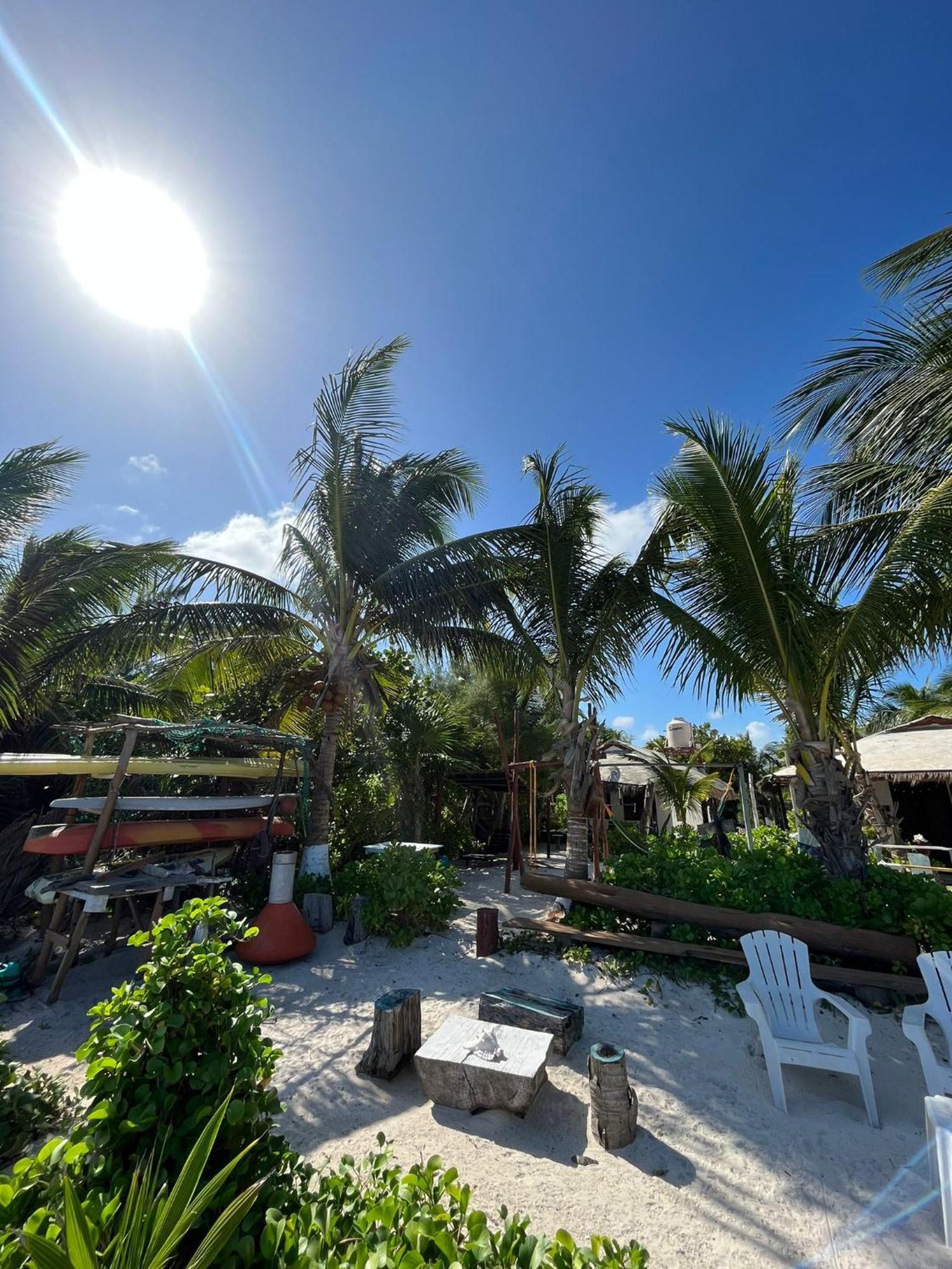 Lunazul Eco-Cabana Frente Al Mar Махауаль Экстерьер фото